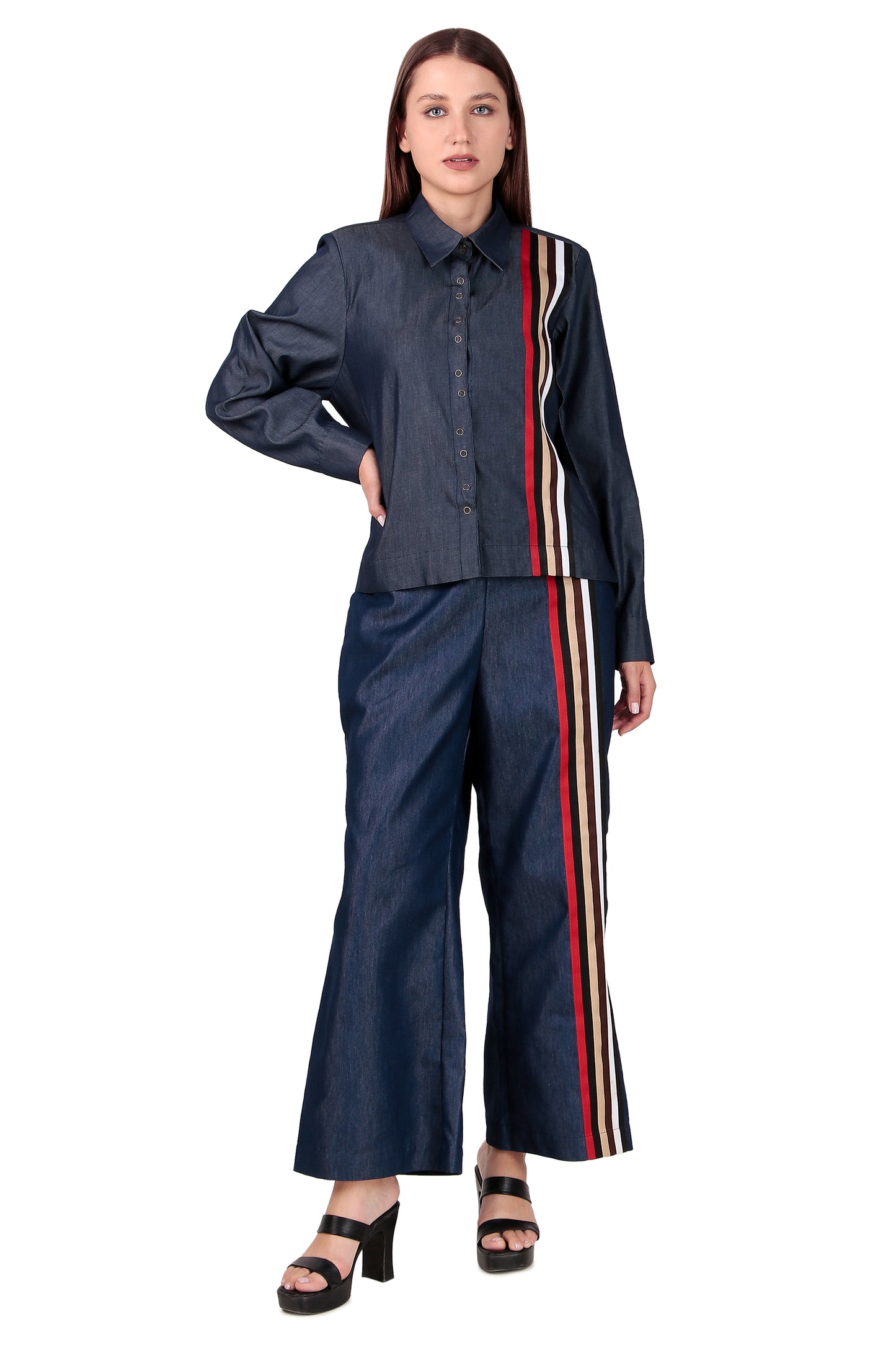 Denim elegance coord