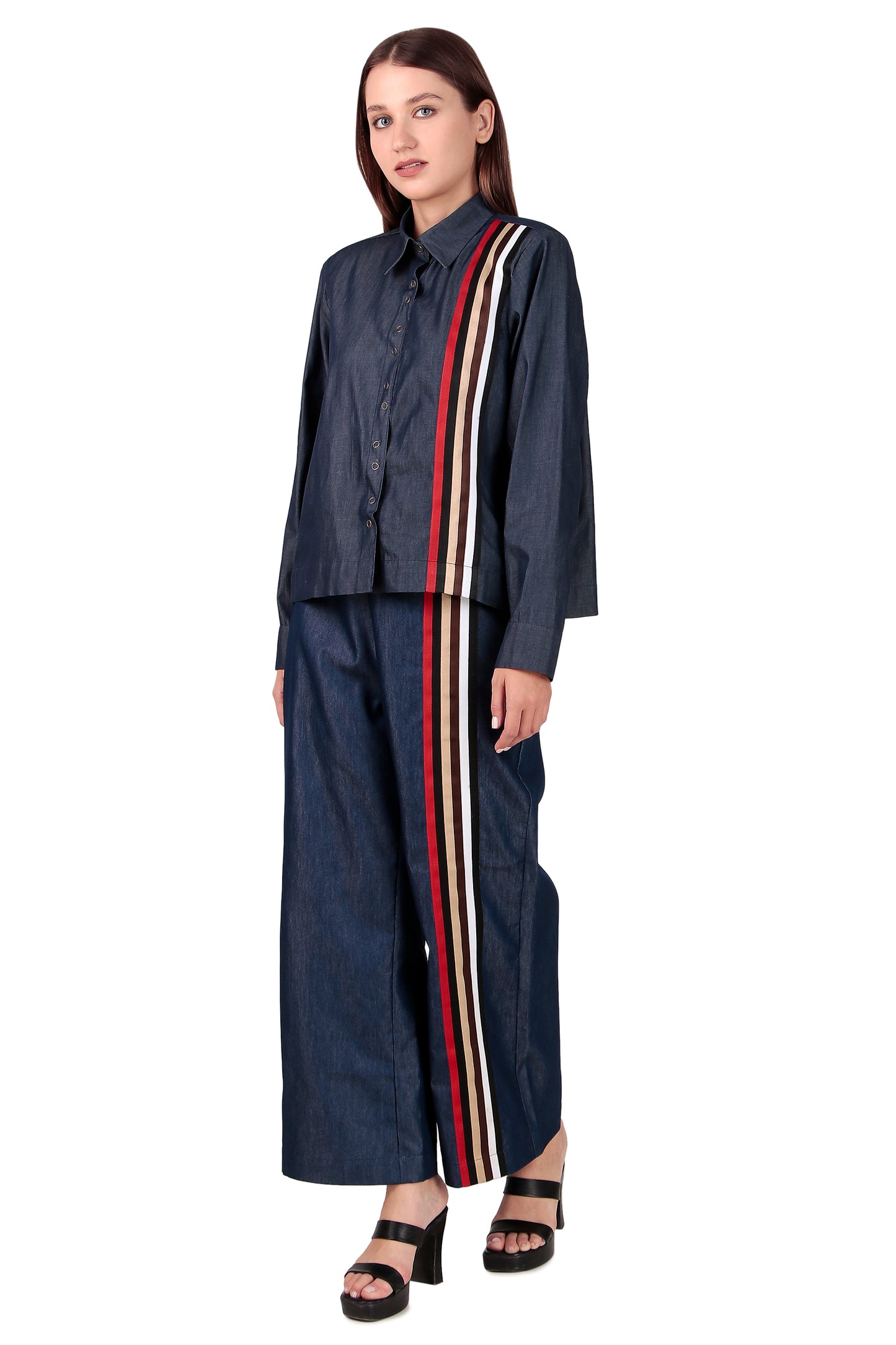 Denim elegance coord