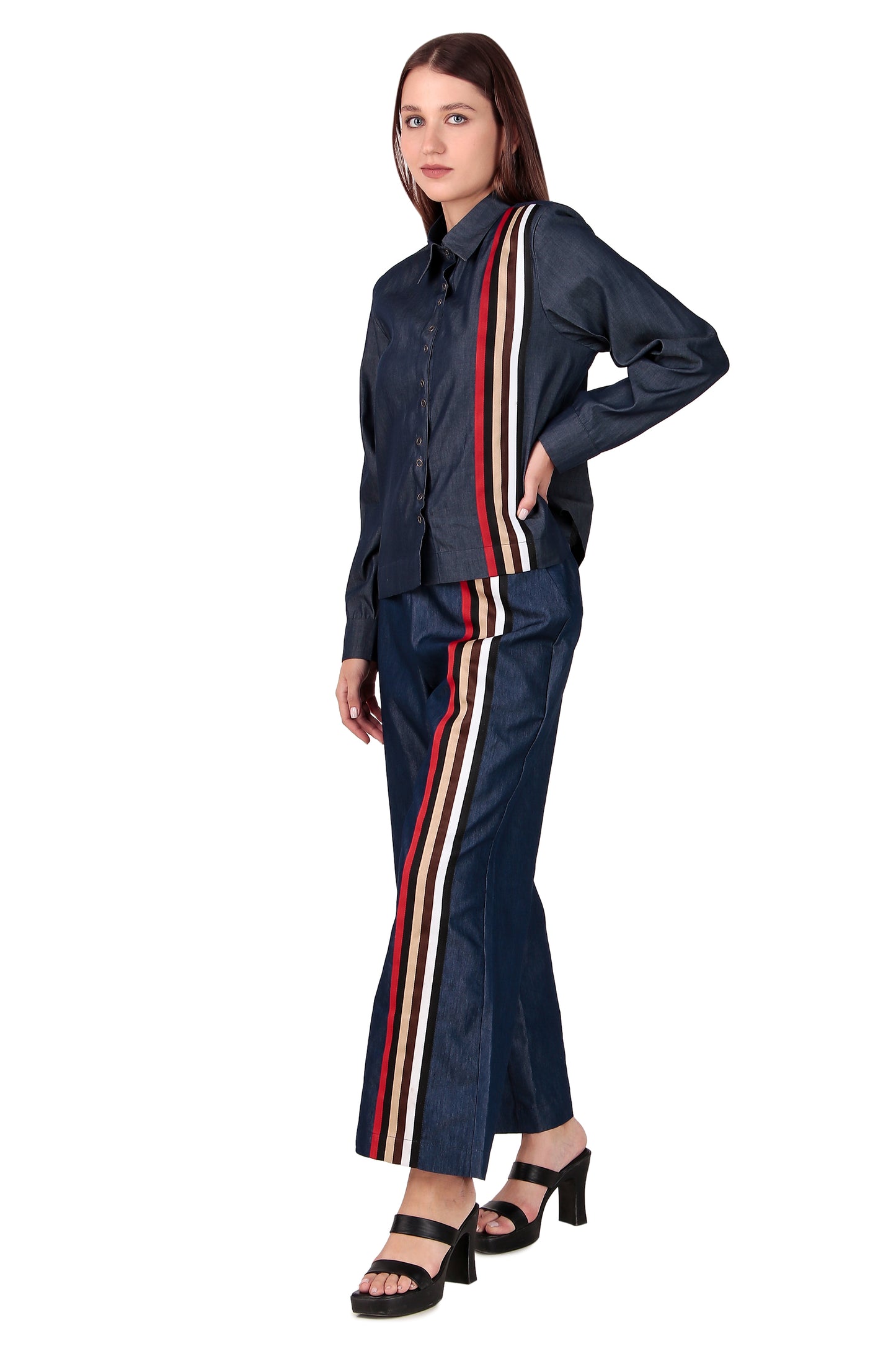 Denim elegance coord