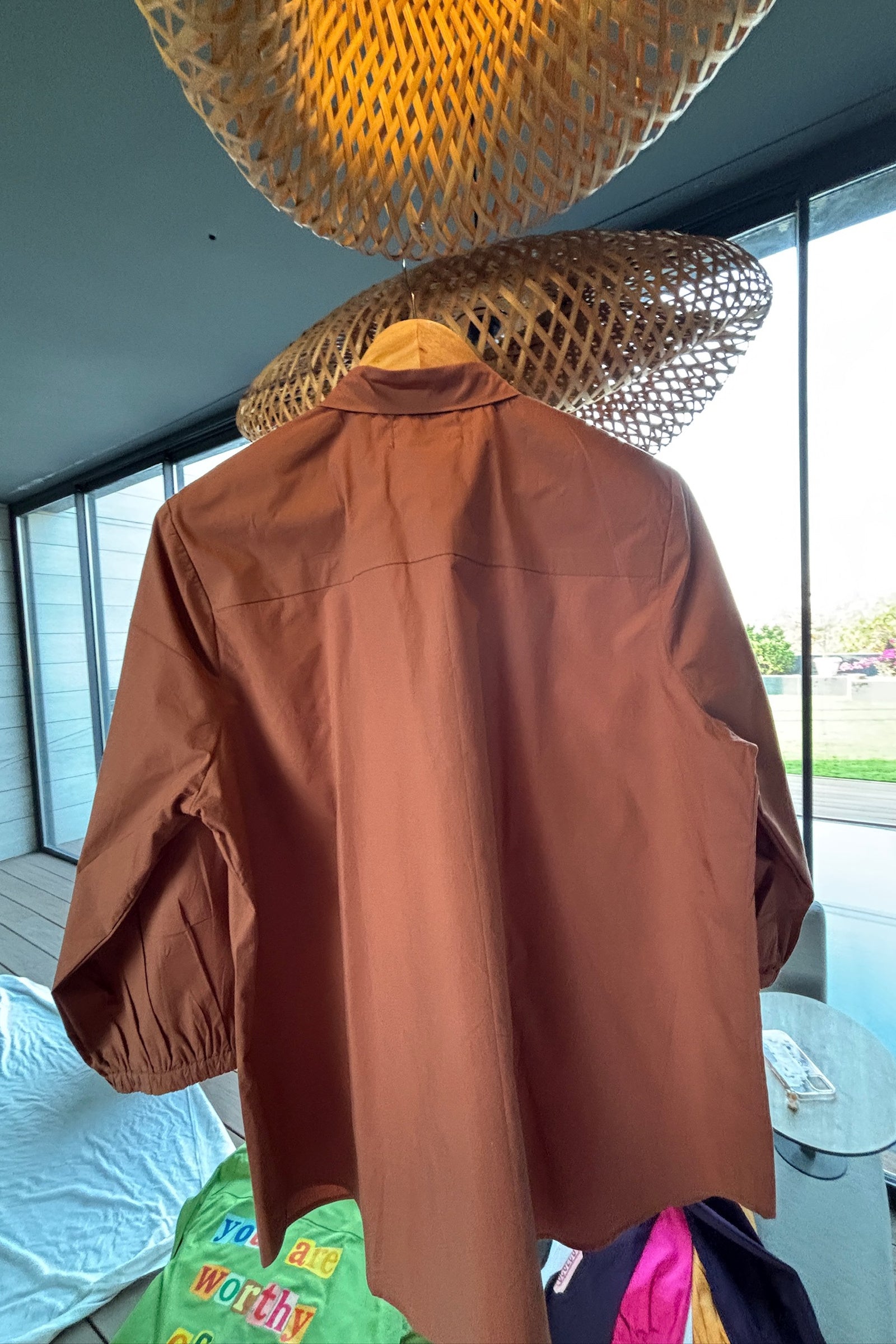 Cocoa Brown Cotton Shirt