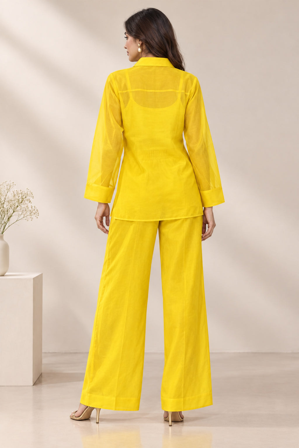 Marigold Organza Co-Ord Set