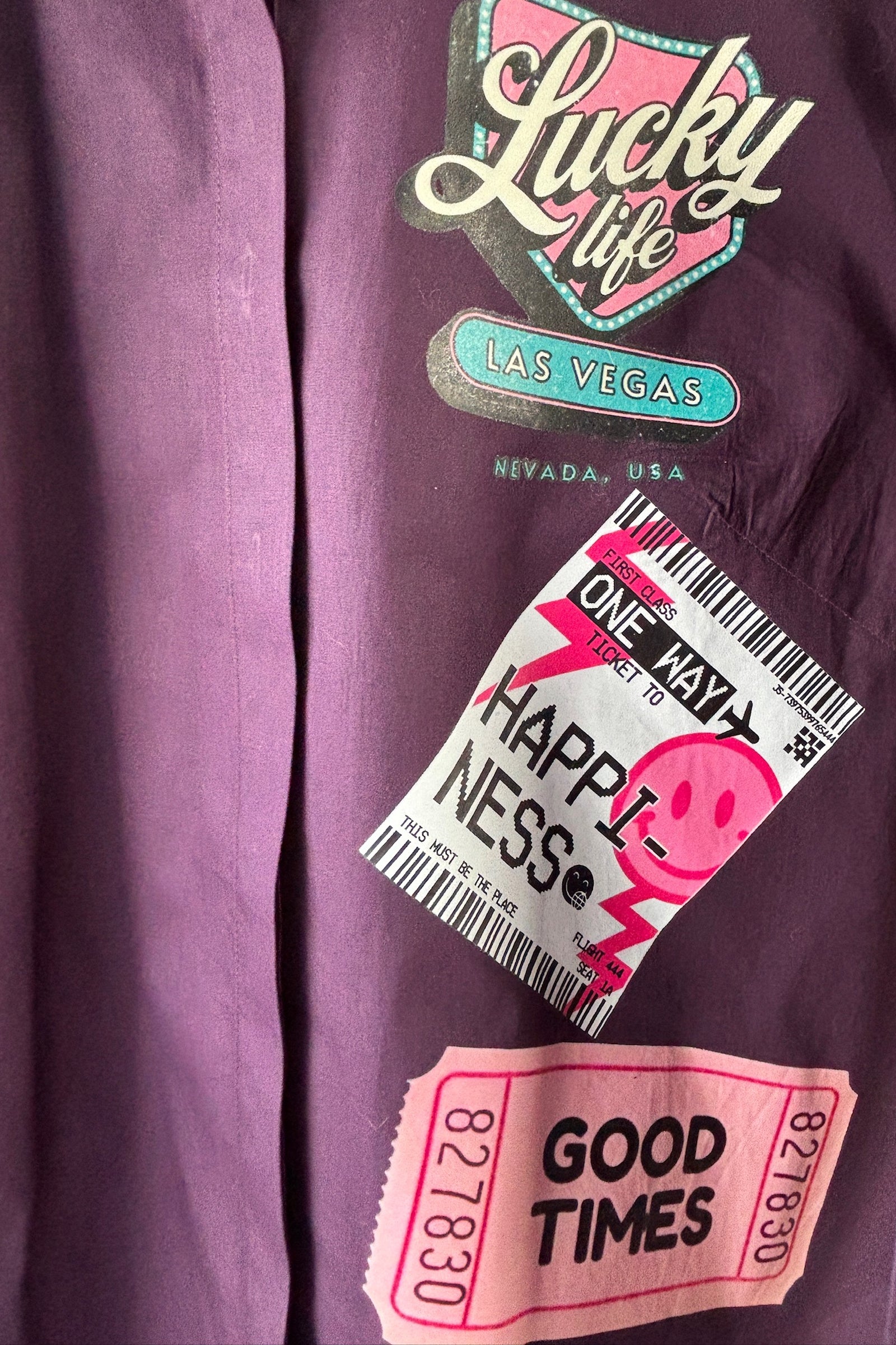Plum Purple Cotton Shirt