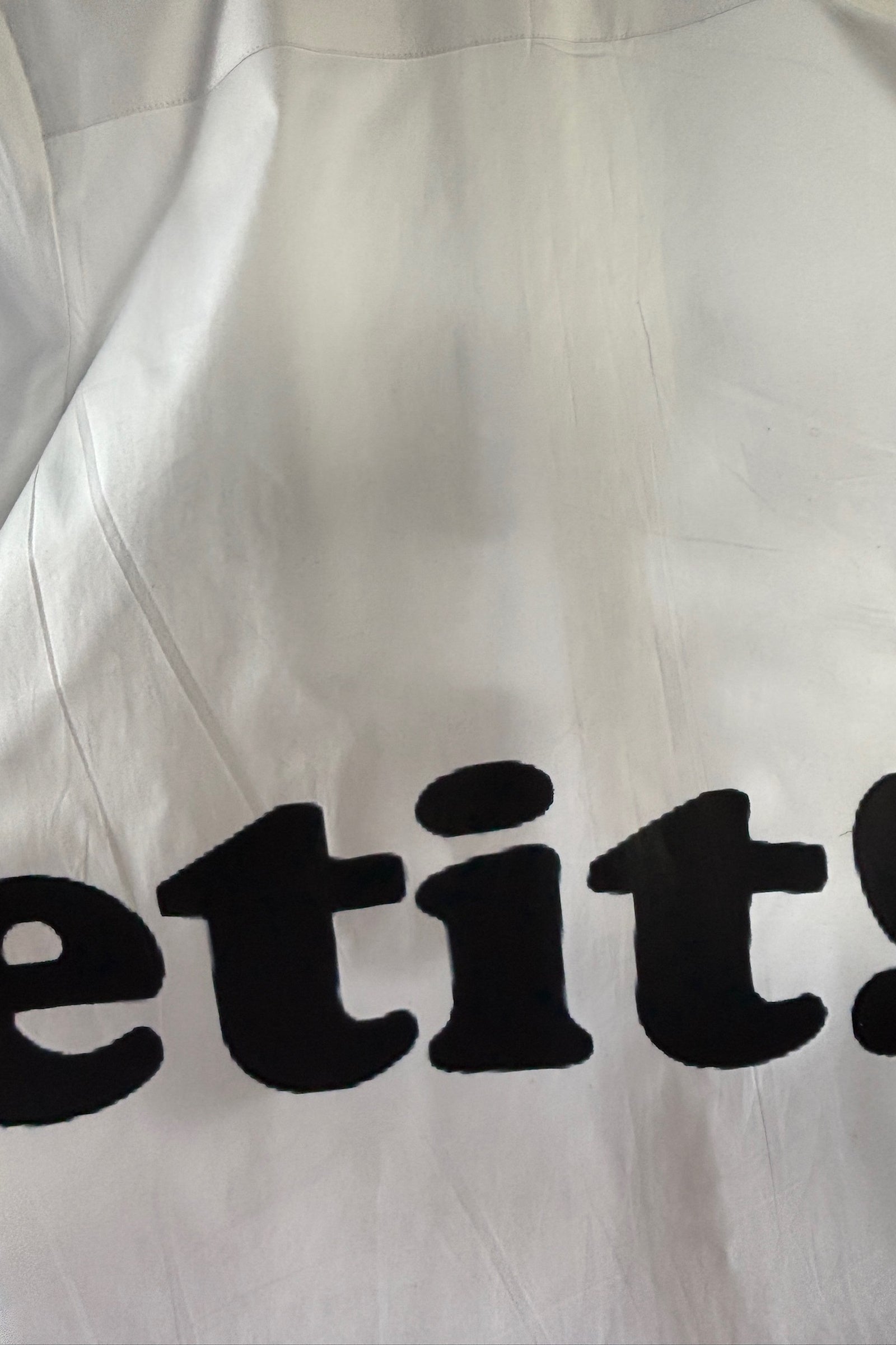 White and Black Cotton Shirt