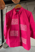 Fuchsia Pink Cotton Shirt