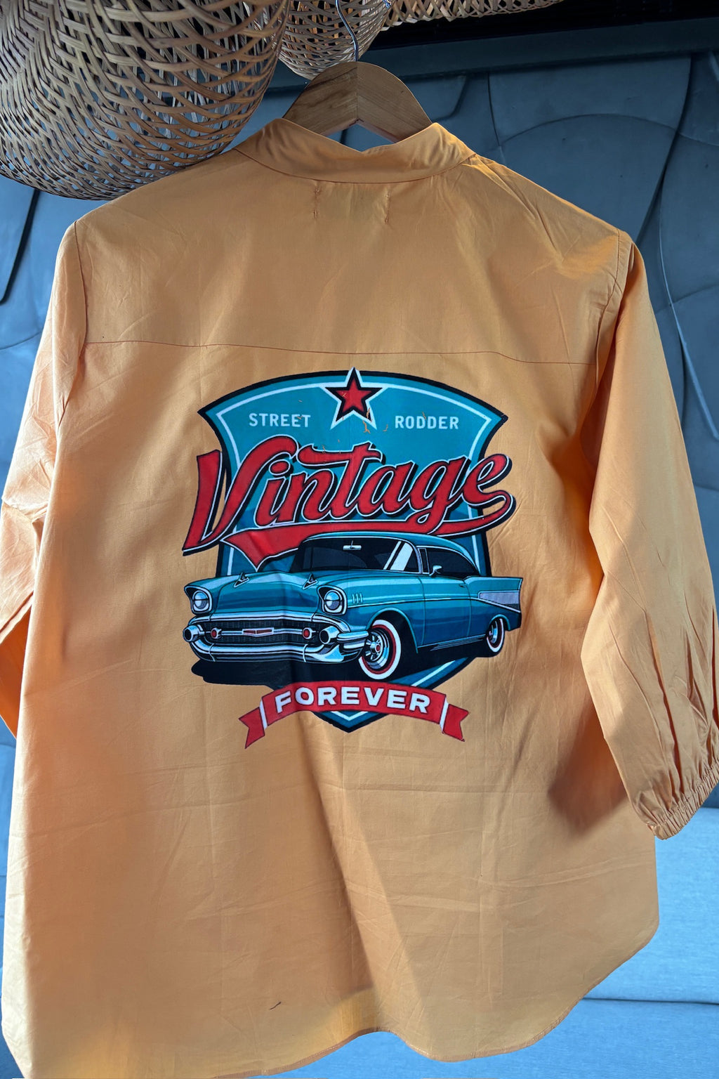 Peach Cotton Shirt