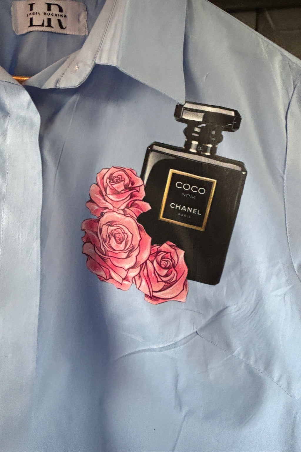 Powder Blue Cotton Shirt