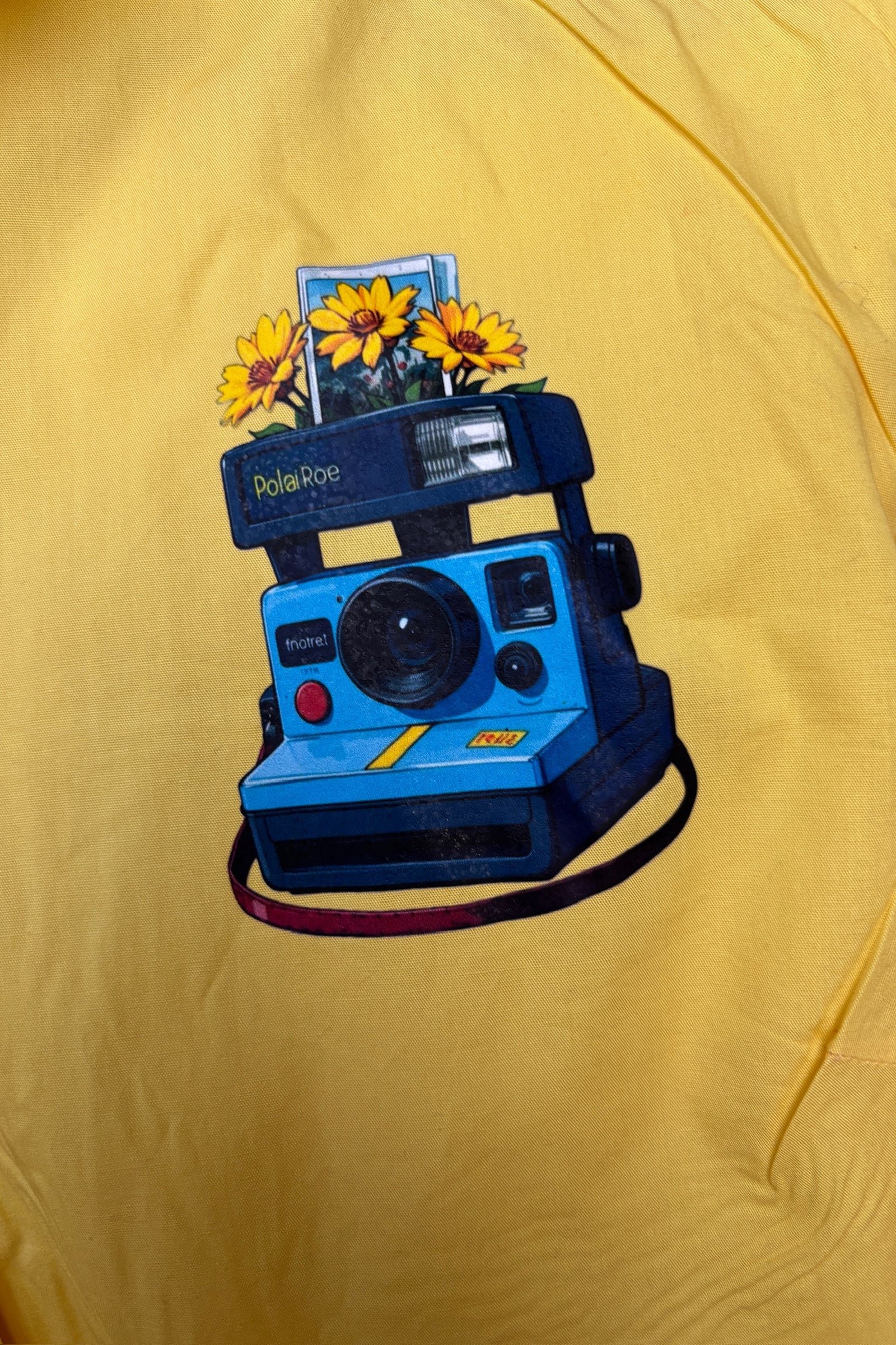 Yellow and Orange Colourblock Cotton Shirt