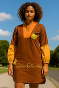 Squeeze the Day Citrus Tunic Dress